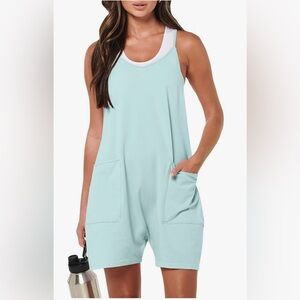 Light Blue Sleeveless Romper